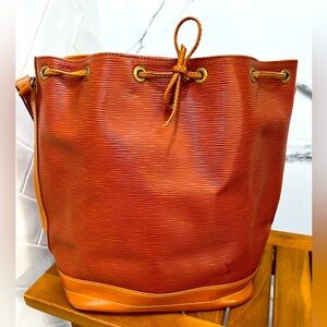 Louis Vuitton Noe GM in warm brown Epi